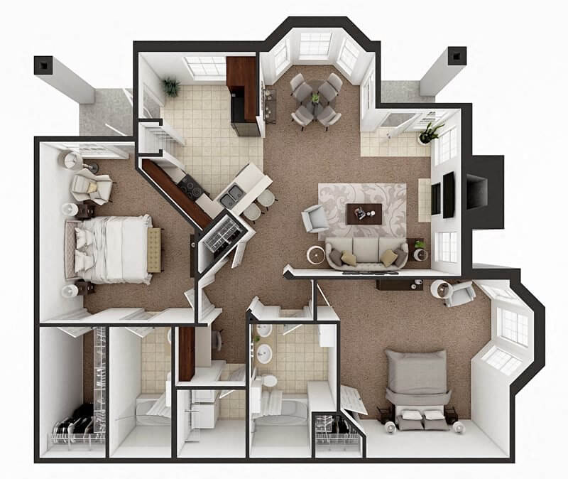 York Down floor plan